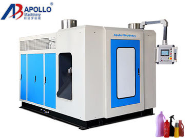 4L HDPE Blow Molding Machine For New Bottle Double Station With Upper Blowing Type